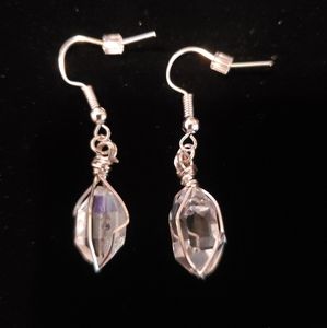 Herkimer Diamond earrings